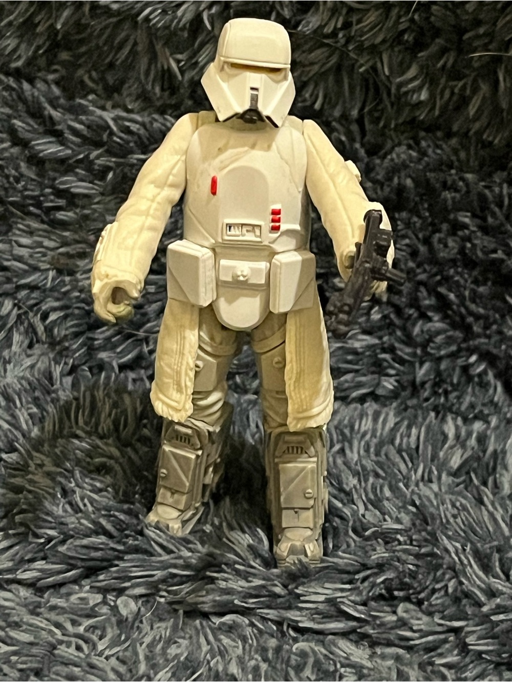 Star Wars White Snowtrooper Action Figure with Red Accents
